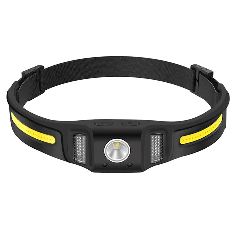 GT30 600 Lumens XPG+COB LED Headlamps Rechargeable Double Light Source Headlight Work Safety Light Waterproof Portable Head Lamp