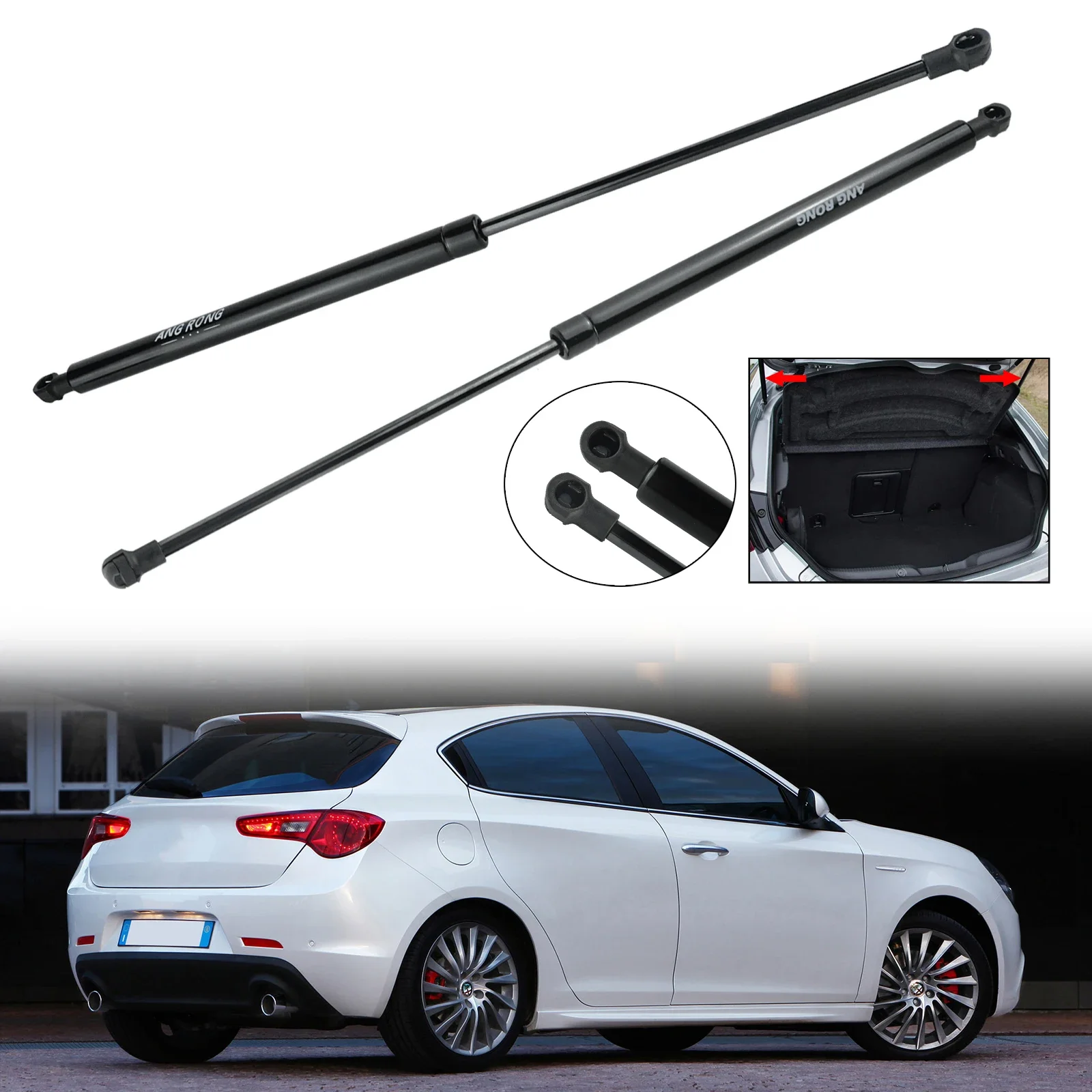 Dla Alfa Romeo Giulietta 940 2010-18 Tylna klapa bagażnika Podpory gazowe bagażnika
