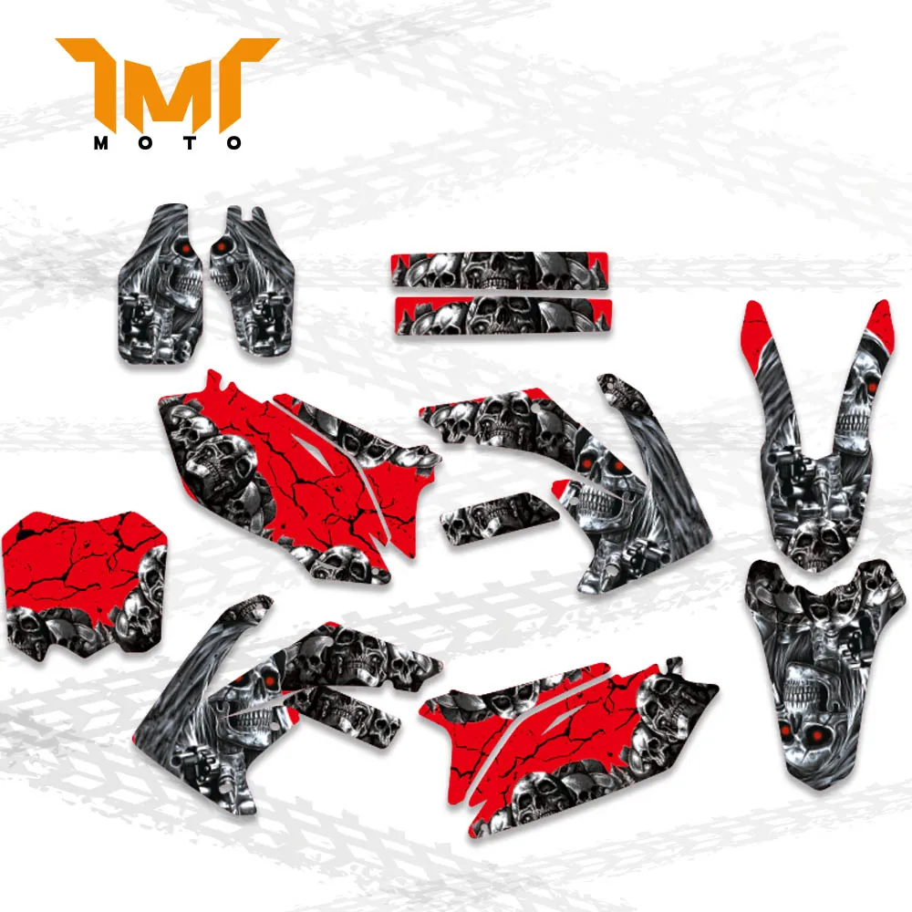 TMT Motocross For Honda CRF250R CRF250 2010-2012 CRF450R CRF450 2009 -2012 2011 CRF 250 450 R 250R 450R Graphics Decals Stickers