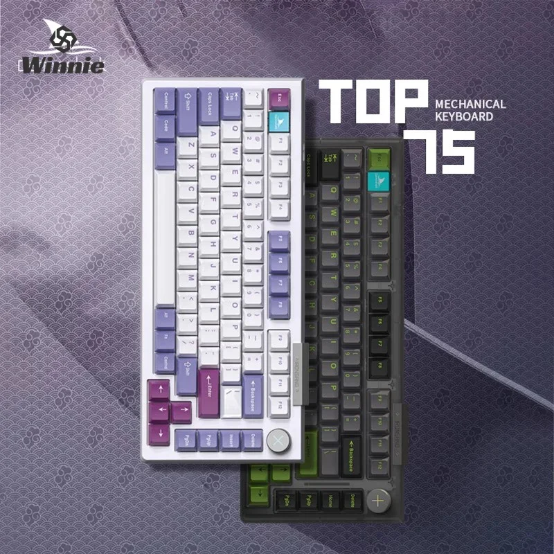 

81keys Darmoshark Top75 Mechanical Keyboard Three Mode Bluetooth 2.4wireless Hotswap Wired Hotswap Customization Gaming Keyboard