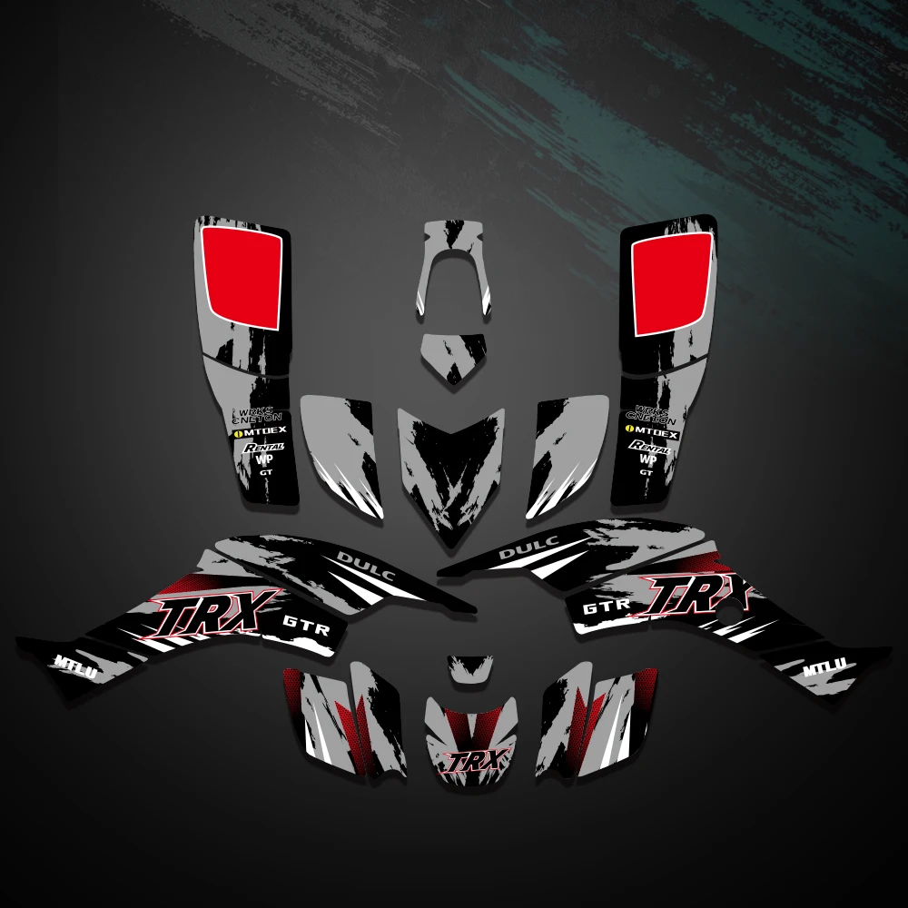 Armor soul neue stil abziehbilder aufkleber grafik kits fit für honda trx400ex 2016-2019 1999 2007 fourtrax atv