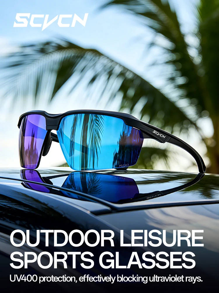 AliExpress SCVCN New Cycling Sunglasses Hiking Eyewear for Women and Men Outdoor Sports Sunglasses Fashion UV400 Goggles Riding  Eyewear