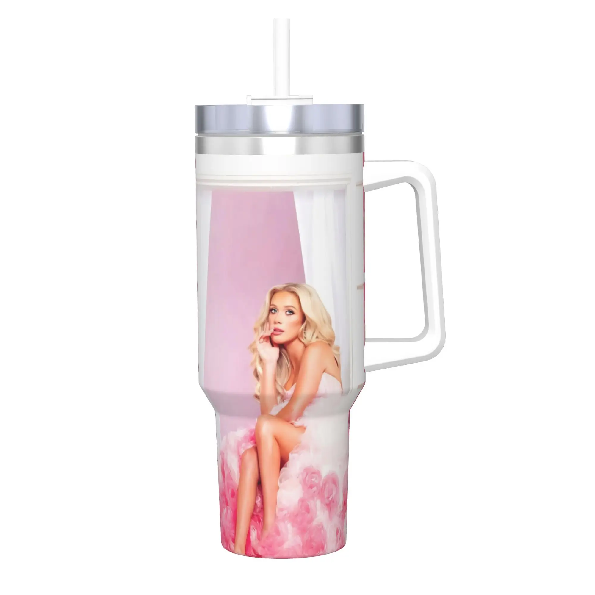 Megan Moroney Singer  40oz Tumbler Stainless Steel Double Wall Vacuum Insulated  Mug With Straw