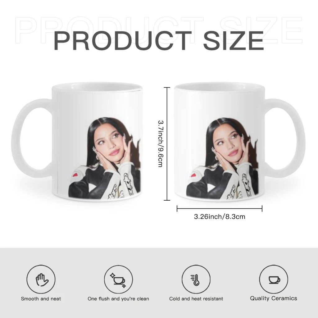 Singer Emilia Mernes mp3 Vintage Free shipping Ceramic Cup Coffee Oatmeal Breakfast Cup Creative Personality Mug