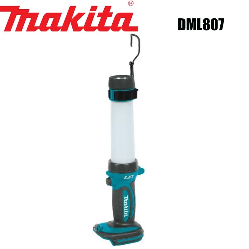 Makita DML807 18V Rechargeable Lithium Battery Work Lamp Outdoor Lighting Lamp LED Fluorescent Lamp Charging Bare Machine