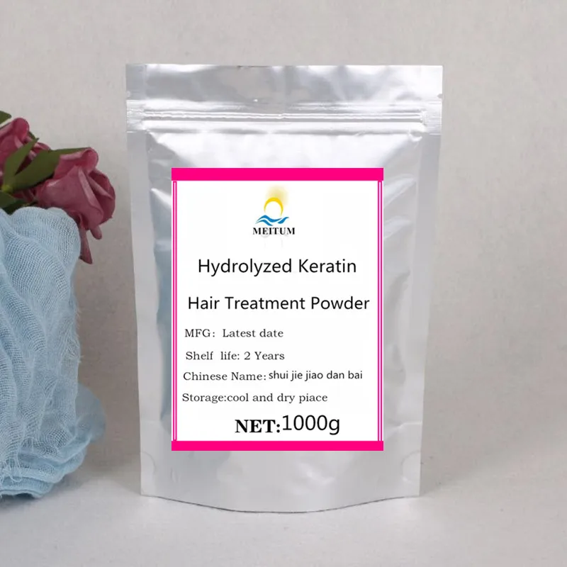 50-1000g High Quality Hydrolyzed Keratin Powder for Hair Care,Free Shipping