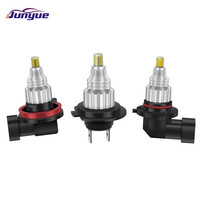 L6 Mini H7 H11 9005 LED Car headlights Projector Len 360 degree 4 side Chip H8 H9 H11 9005 9006 20W LED Head Fog Lights Bulbs