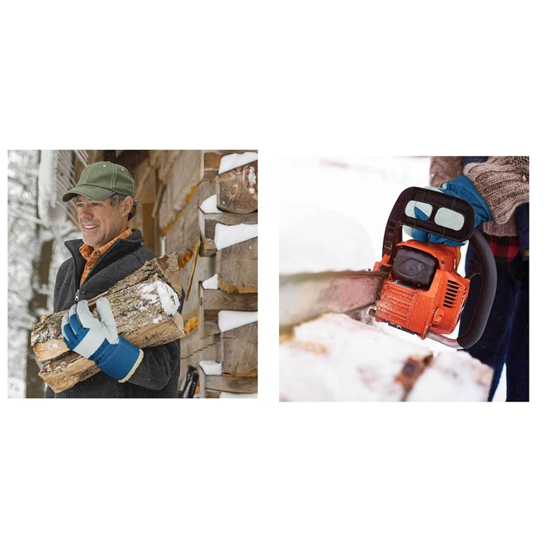 Guantes de invierno para mantener el calor, a prueba de frío, para trabajo al aire libre, industriales, protegen las manos, para deportes al aire libre