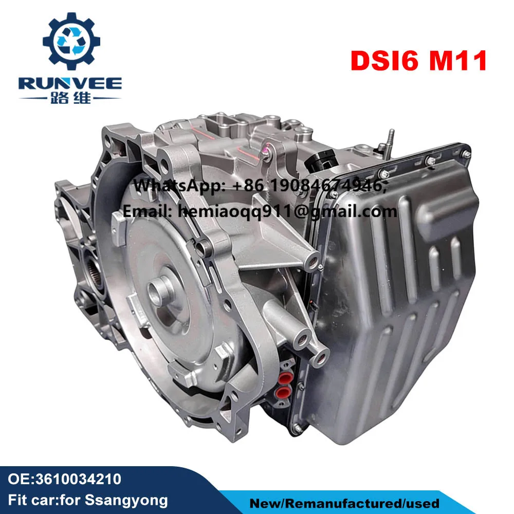 Remanufactured DSI6 M11 6-speed Automatic Transmission 3610034210 for Ssangyong 2010-2016 ACTYON 2.0T diesel 4WD
