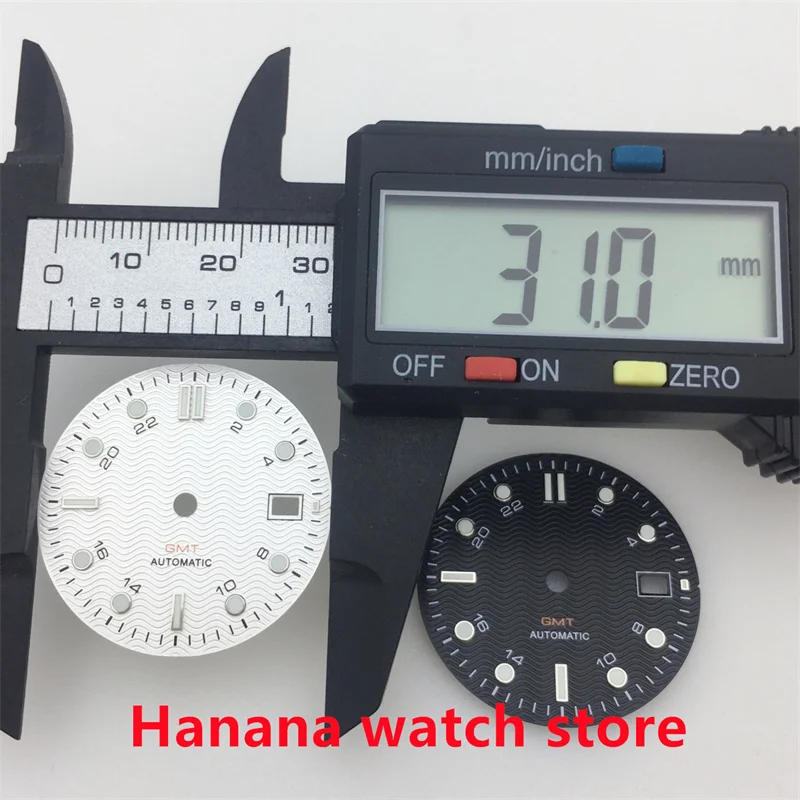 緑のライトが付いた青い日時計,3mmnh34 gmt