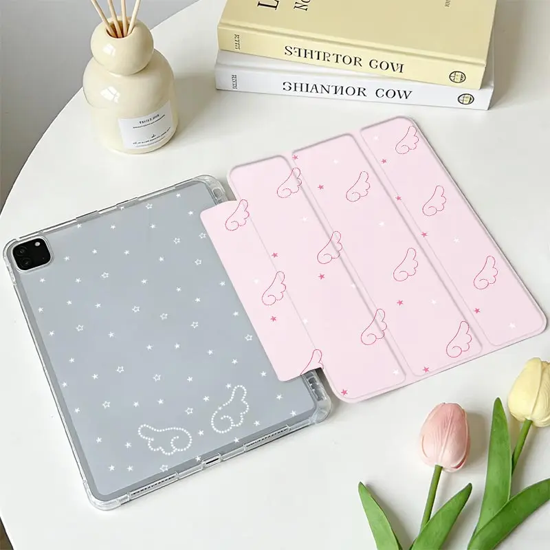 Cover Pencil Holder Funda For iPad A16 2025 11th Air11/13 IPad Mini6 8.3 air3 10.5 Pro11 2nd 3rd 4th iPad 10.2 7/8/9 4/5th 10.9