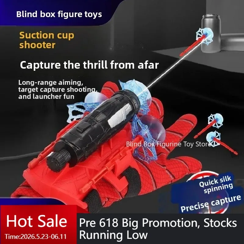 

Spiderman Wrist Launcher Web Shooter Soft Bullet Blaster Superhero Toy Safe Shooting Kids Gift Boys Birthday Outdoor Indoor Play