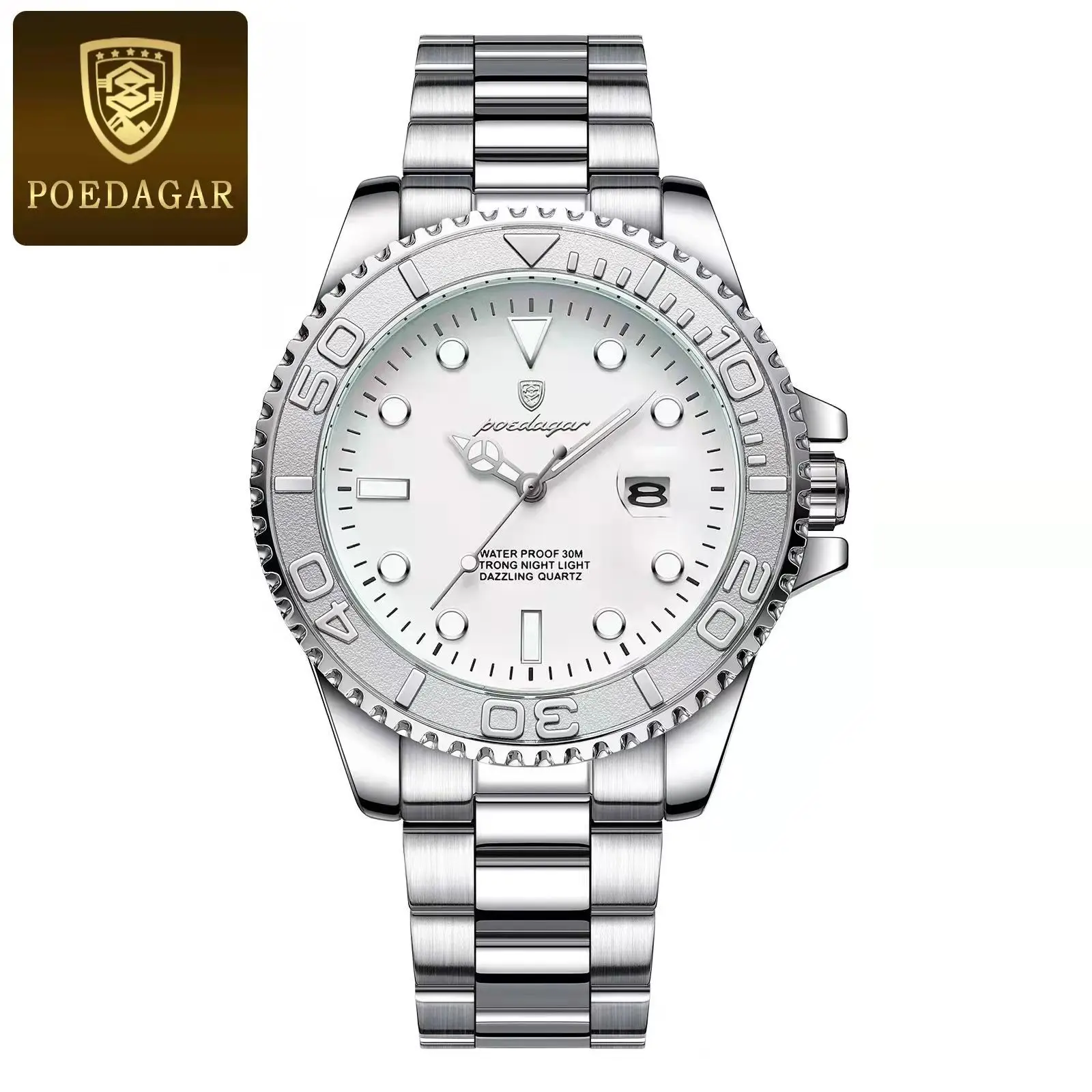 Men's POEDAGAR Top Original Quartz Watch