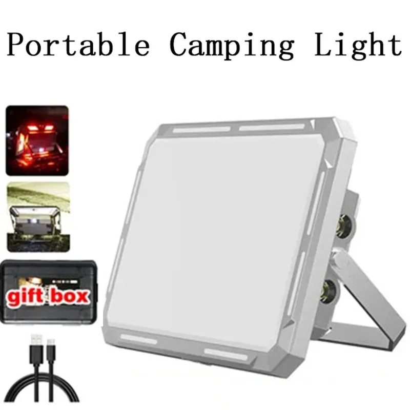 Camping Light USB Recharging LED Portable Lamp High Power Emergency Hanging Night Light Waterproof Outdoor Fishing Night Lamp