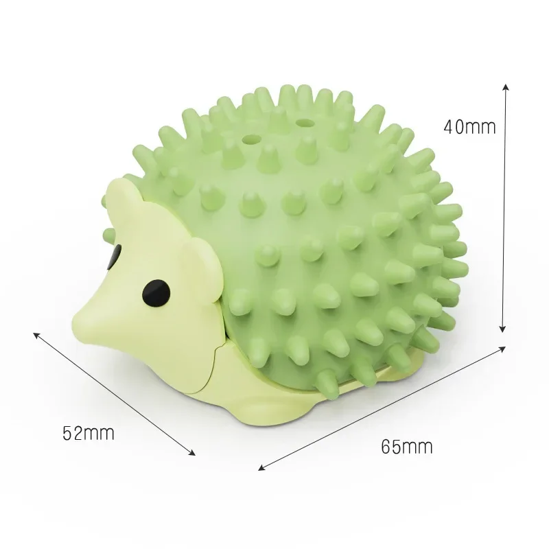 Catnip Hedgehog Wall Sticker Toy 360° Rotating Cat Lick Mat BPA Free Removable Mint Ball Aid Digestion Teeth Health Fresh Breath - view 2