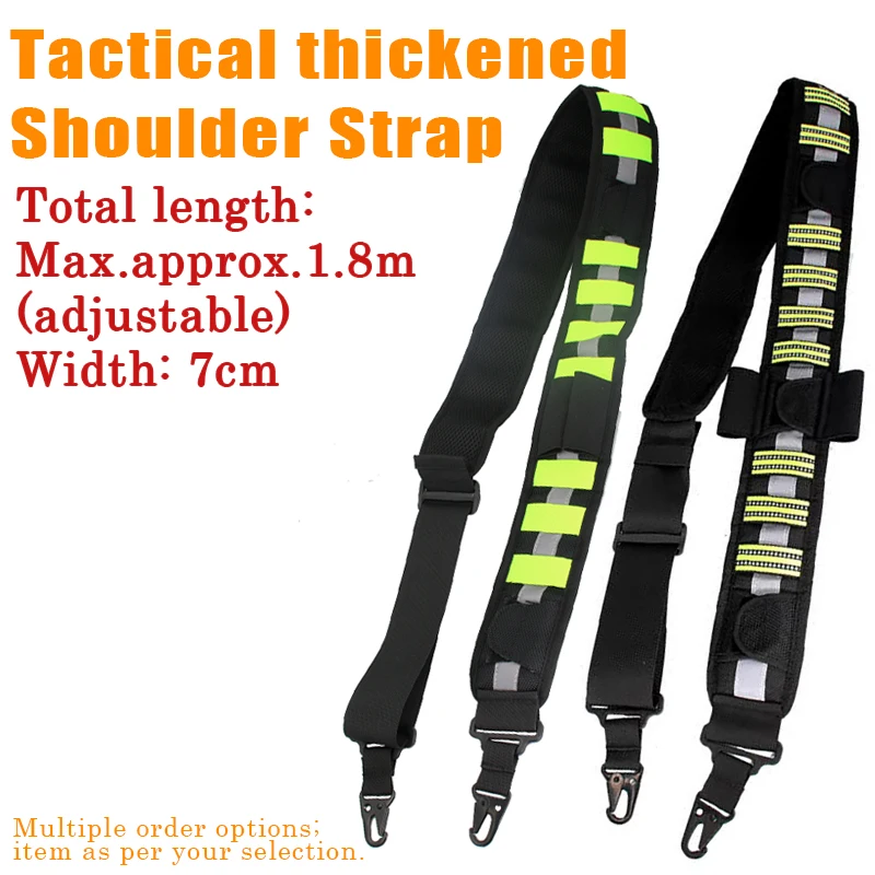 Reflective Sash Safety Shoulder Belt Elasticated Strip Adjustable Handheld Radio Crossbody Carry Bag Tactical Shoulder Strap