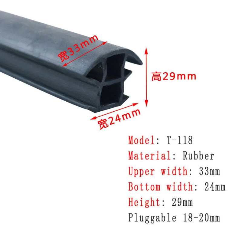 1M taśma uszczelniająca silikonowa guma EPDM T do wspornika fotowoltaicznego metalowa pokrywa rowu kablowego monokrystaliczna szyba słoneczna