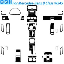 For Mercedes-Benz B Class W245 2005-2011 Piano Black Gear Shift Air Outlet Window Lift Panel Car Interior Accessories  Sticker