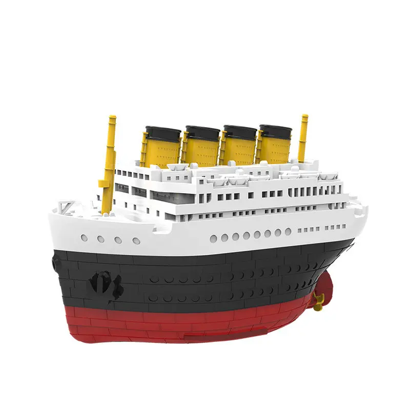 MENG MOE-001 Q Version RMS Titanic Ocean Liner Snap Fit Pre-Colored Plastic Assembly Model Kit Hobby Collectible Toy