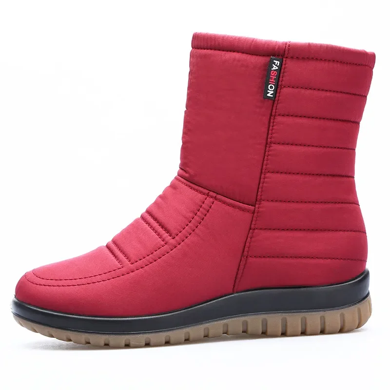 CEYANEAOWinter Women Snow Boots Ladies Waterproof Warm Ankle Boots Wedges Platform Plush Shoes female Botas Mujer Zapatos E765