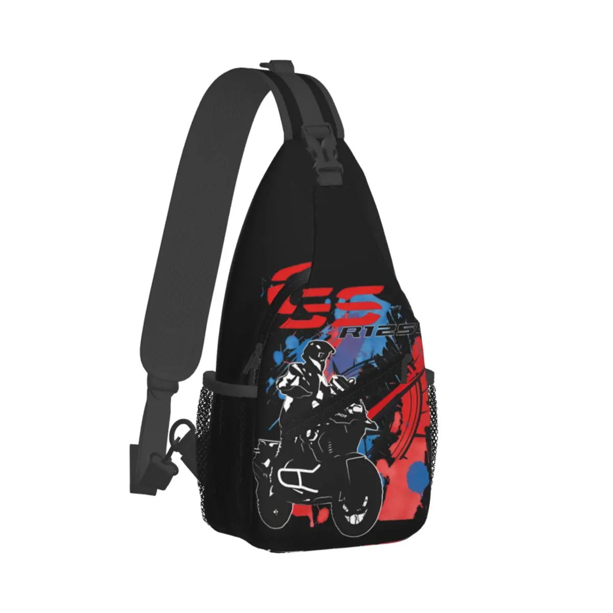 

Gs R1250 Gs Adventure Crossbody Sling Bag Small Chest Bag Moto Ride Shoulder Backpack Daypack for Travel Hiking Biking Satchel