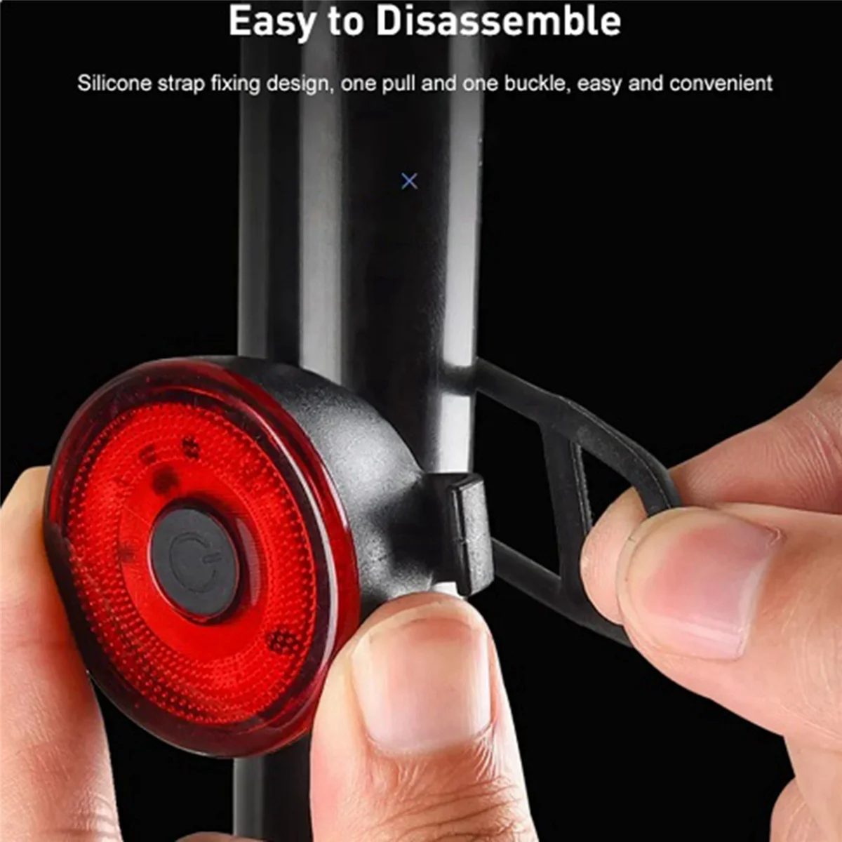 Продажи! Задние фонари для велосипеда Интеллектуальный датчик стоп-сигналов Зарядка через USB Велосипедный фонарь Велосипедная лампа Велосипедное освещение Светодиодный передний фонарь C