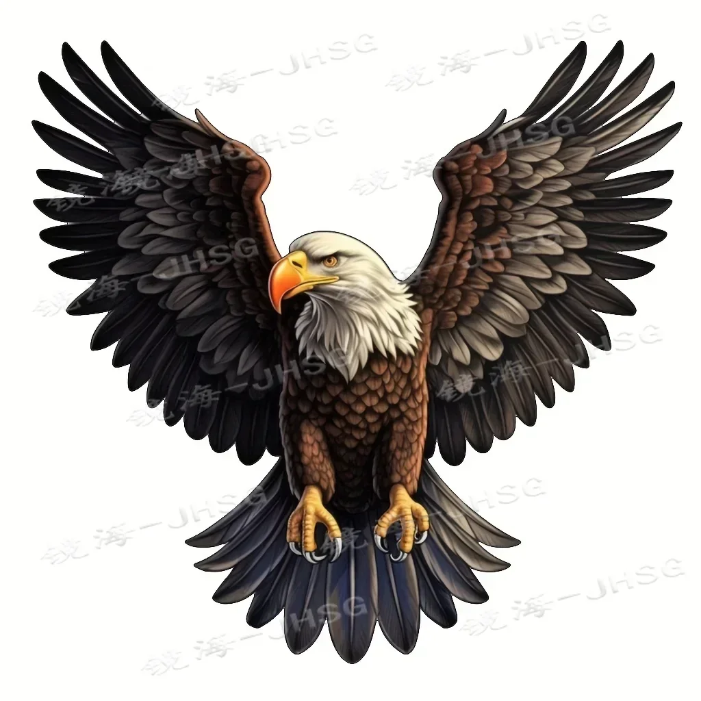 3D Flying Eagle HD Images Car Stickers Car Doors and Windows Body Vinyl Stickers External Decorations