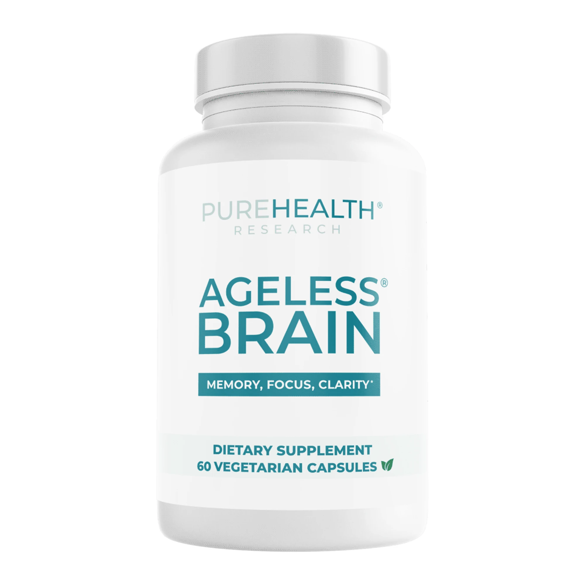 Ageless Brain - Niacin, Vitamin B6 -Memory, Focus, Boost Brain Health, Learn and Concentrate