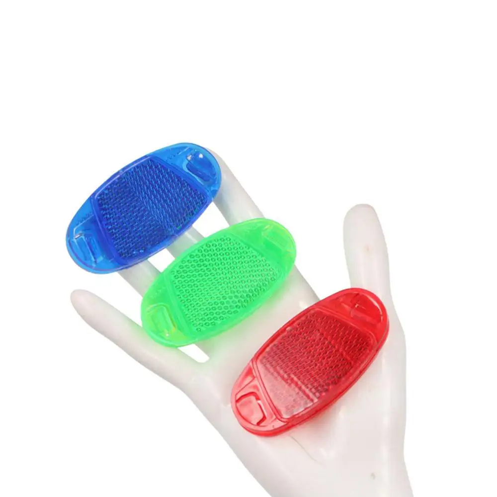 Night Reflectors Blue/Red/Green Wheel Rim Reflective Bicycle Flashing Light Spoke Reflective Sheet Bike Spoke Reflector