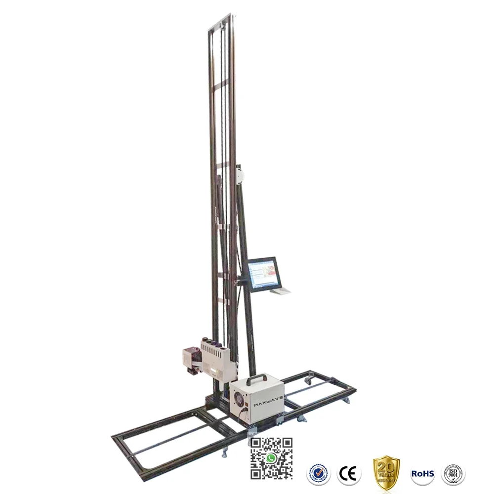 2022 Print 3M Height  Factory Large Format Eco Solvent Printer 3D 5D 6D Wall Printing Machine