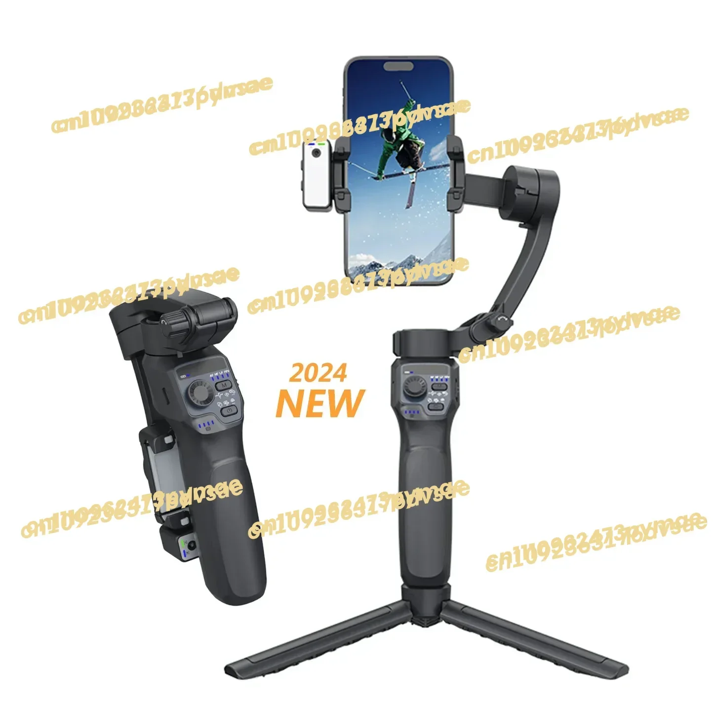 

2025 Best Selling 3 Axis Anti-shake Selfie Stick With Tripod With 14 Gimbal Stabilizer