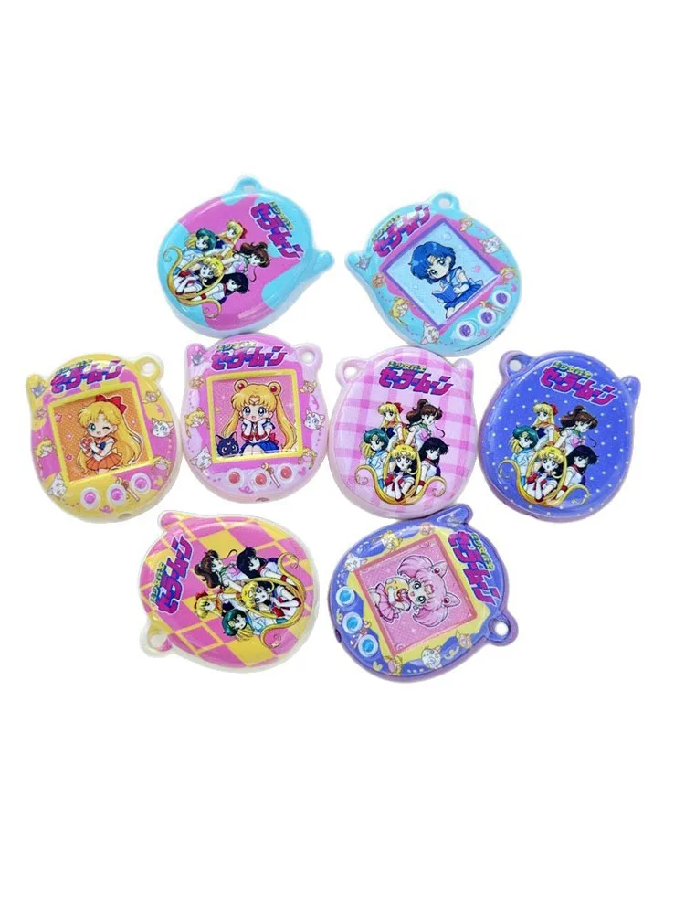 세일러문용 10개 ‌   스루홀 비즈 36mm DIY 휴대폰 체인 키체인 비즈펜 액세서리 재료