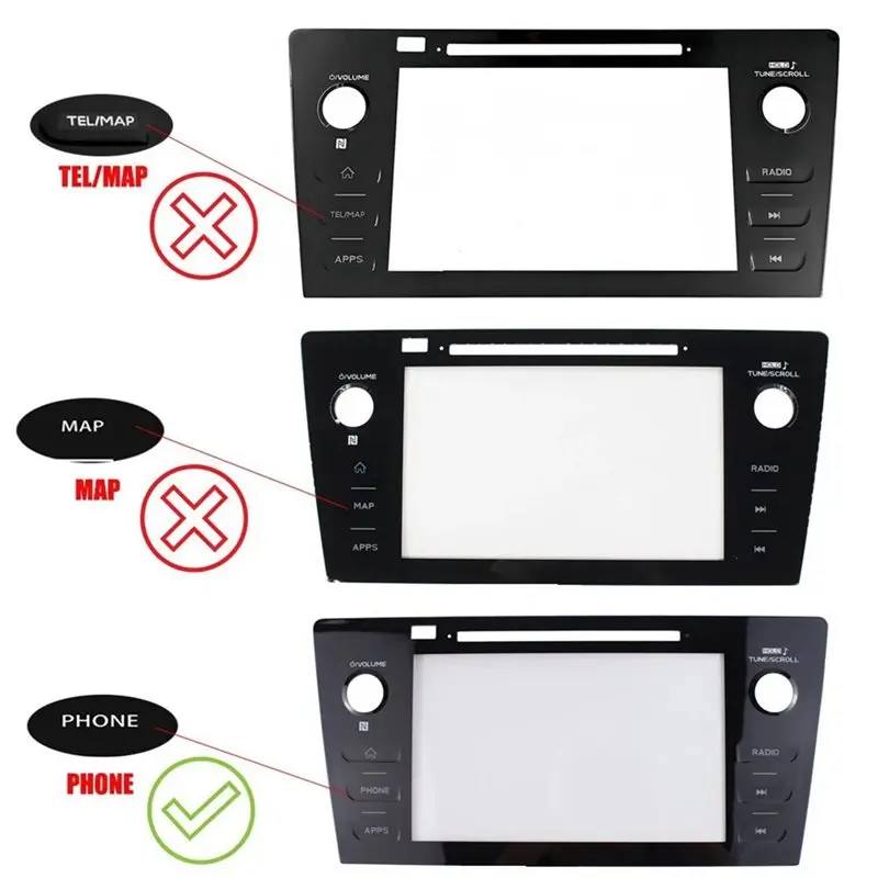 For Subaru Legacy Outback 18-19 Radio Touch Screen Digitizer-A91R