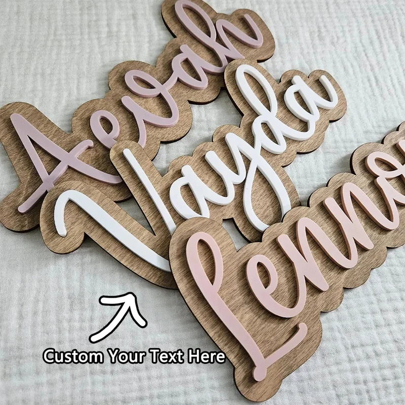 

1PC Custom Wooden Keychain - Personalized Name American Style Accessory | Laser Engraved DIY Unique Gift for Daily Use & Teens
