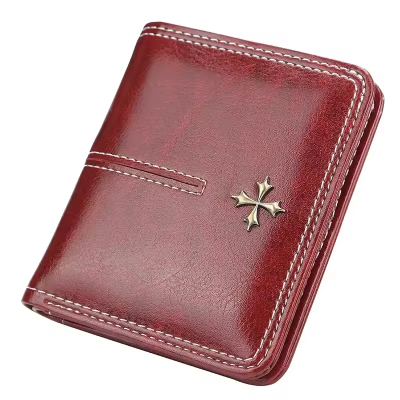 Slim card holder wallet closed view