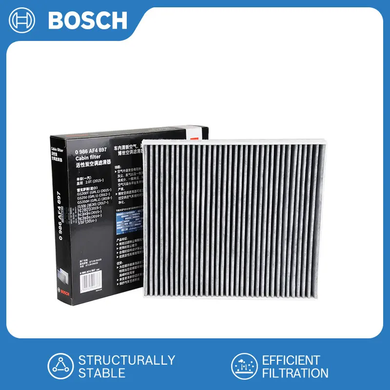 BOSCH For Toyota Crown Lexus Car Air Filter Air Conditioner Cabin Filter with Activated Carbon Replacement 87139-30100