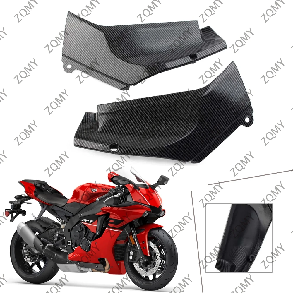 

1Pair Motorcycle Side Air Duct Cover Fairing Insert Cover For Yamaha YZF R1 1998 1999 2000 2001 Carbon Fiber