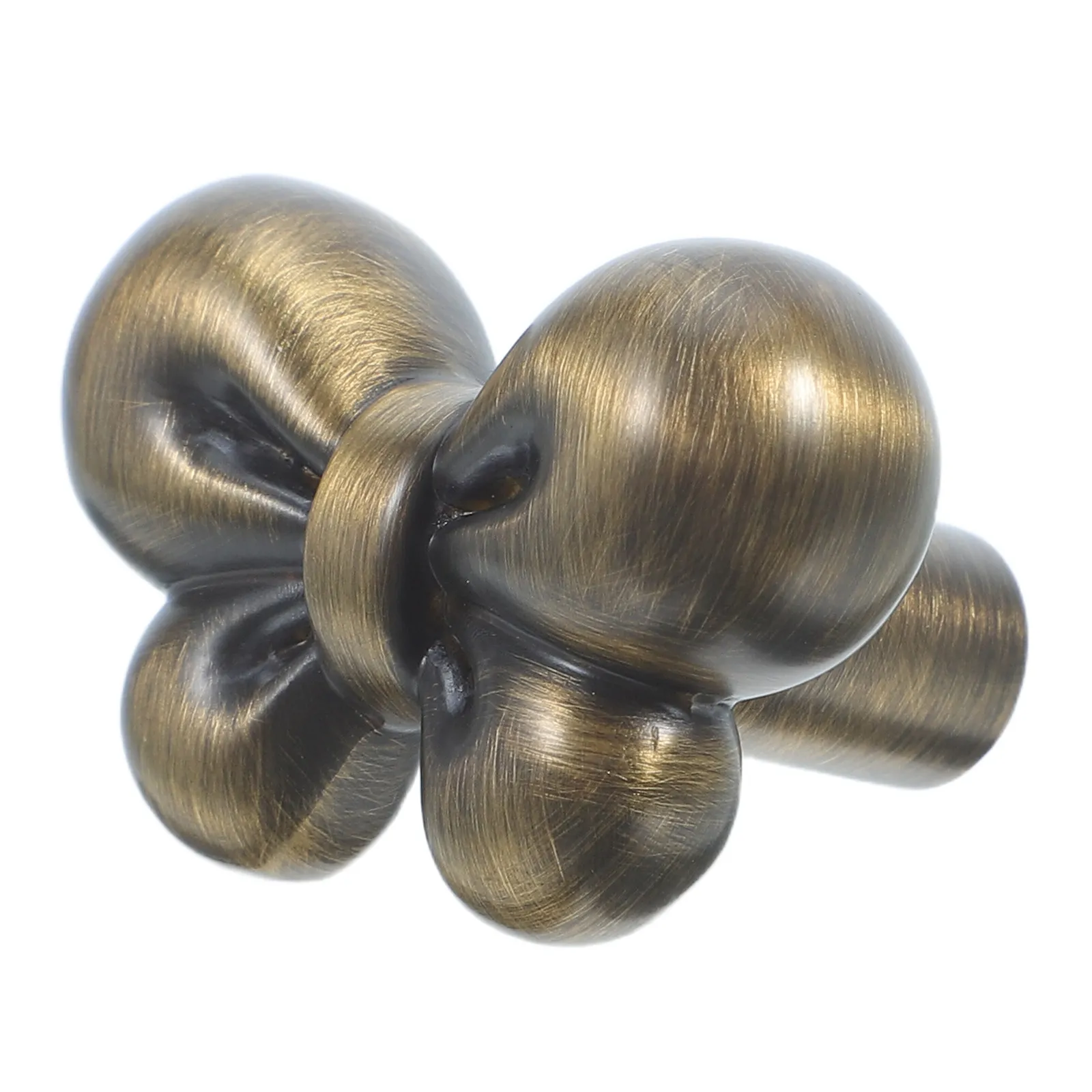 Brass Bow Dresser Pulls Cabinet Knobs Decorative Drawer Handles for Bedroom Living Room Easy Installation