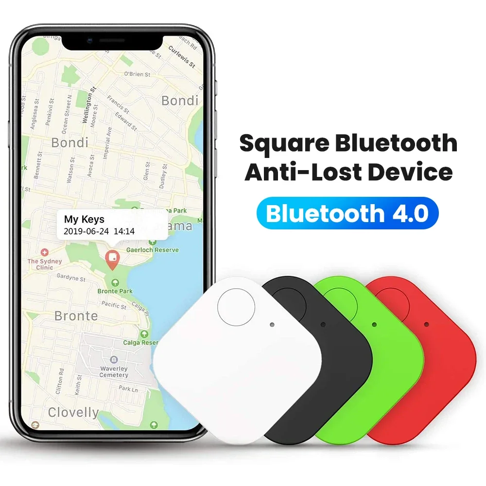 

Мини-портативный GPS-трекер, мобильный Bluetooth 5,0, локатор для домашних животных, детская сумка, кошелек, отслеживание, умный локатор