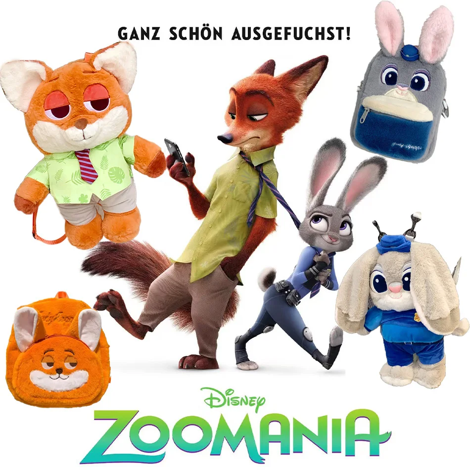 ديزني 2026 جديد Zootopia جودي آند نيك أفخم فيلم البضائع على ظهره الكرتون حقيبة ظهر ذات سعة كبيرة حقيبة رياض الأطفال هدية الطفل #1