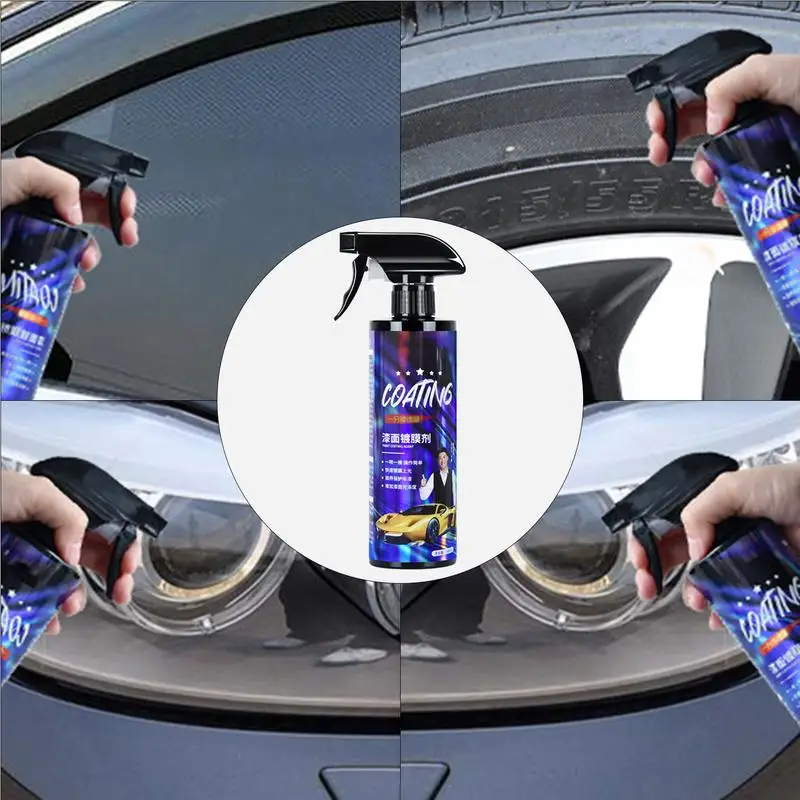 

Car Nano Coating Spray Ceramic Nano Coating Liquid Coatin Nano Crystal Hydrophobic 500ml Automobile UV Resistant Protective