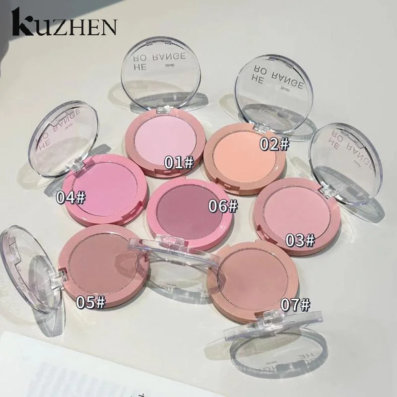 【HERORANGE】Palette di fard per il viso Fard opaco in polvere pressata impermeabile a lunga durata per il contorno delle guance Cosmetici da viaggio