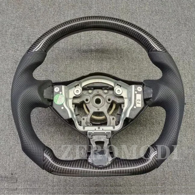 100% Real Carbon Fiber Steering Wheel For Infiniti FX35 FX37 QX70 Nissan 370Z 2009 2010 2011 2012 2013