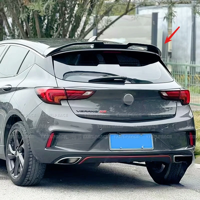 

For Opel Astra K 2015 2016 2017 2018 ABS Plastic Material Unpainted Color Rear Trunk Lip Wing Spoiler Car Accessories