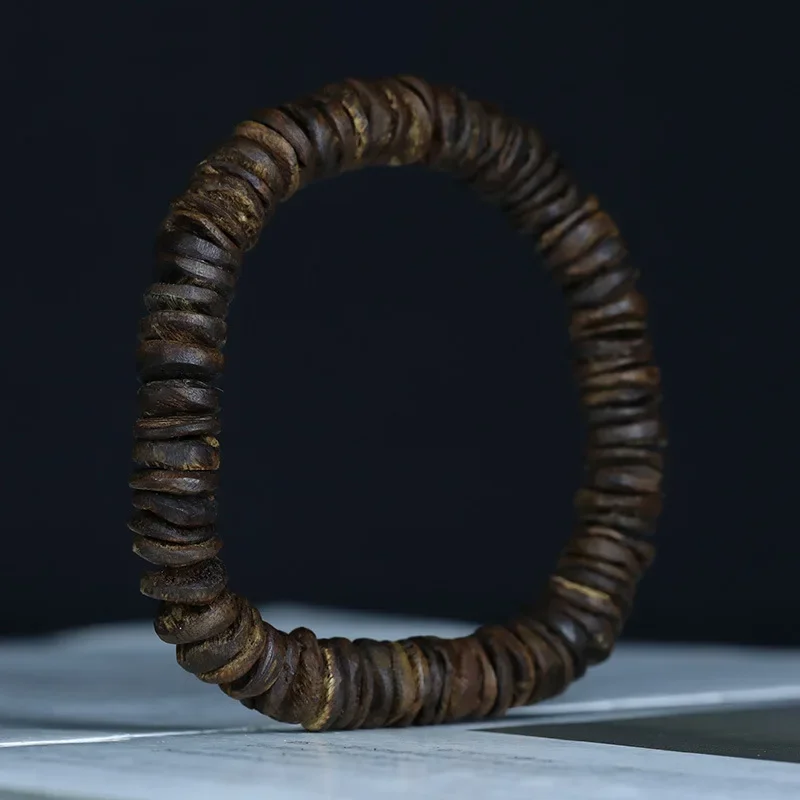 

Natural Positive District Indonesia Tarakan Bracelet Submerged Old Materials Buddha Beads Prayer Bracelet