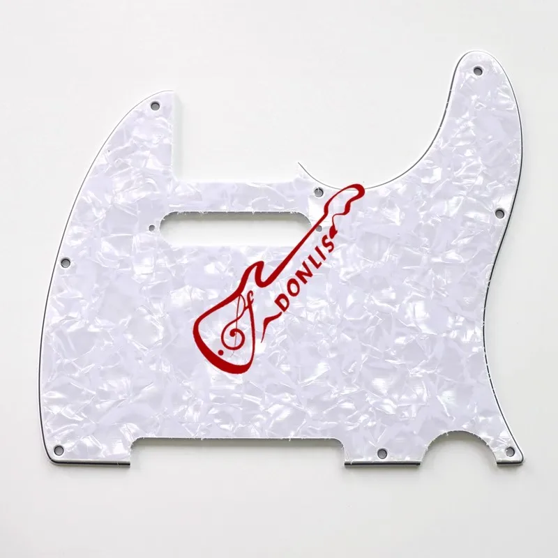 Guitar panel pure white pearl Celluloid retro white ice assembly guard