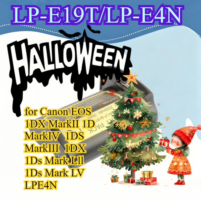 

LP-E19T/LP-E4N 3500mAh Li-ion Battery for Canon EOS 1DX MarkII 1D MarkIV 1DS MarkIII 1DX 1Ds Mark Lll 1Ds Mark LV LPE4N