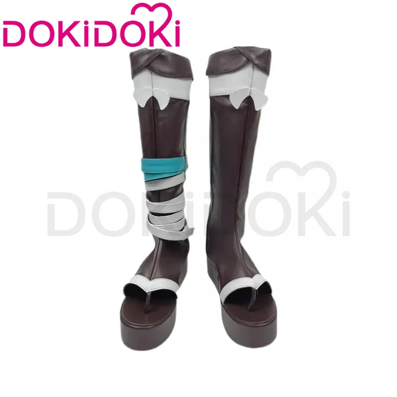 Navia/clorinde/chiori/gorou schuhe spiel genshin impact cosplay dokidoki frauen cosplay fontaine navia schuhe clorinde cosplay schuhe