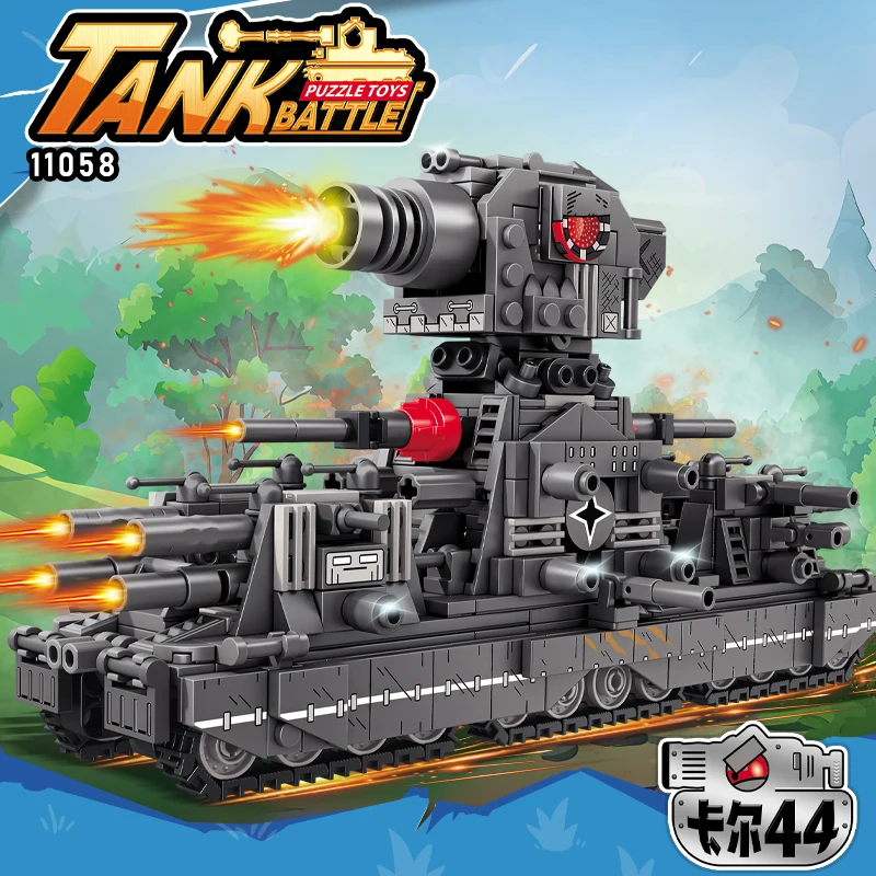 

Новая немецкая тяжелая ступка времен Второй мировой войны 2025 года Karl-Gerat Leviathan Ultimate Form Karlkv44 советская игрушка для сборки тяжелого танка KV-99