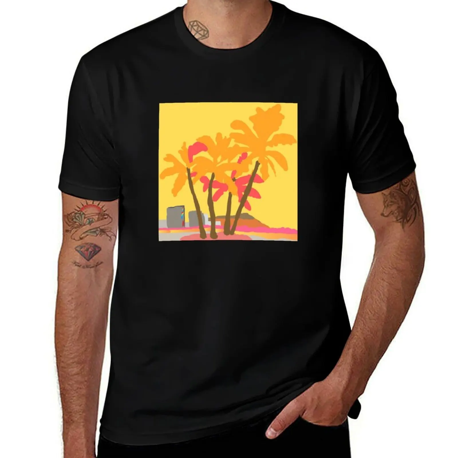 

Diamond Head in the sunset T-Shirt anime stuff summer shirt luxury designer graphic t shirt vintage t shirts for men